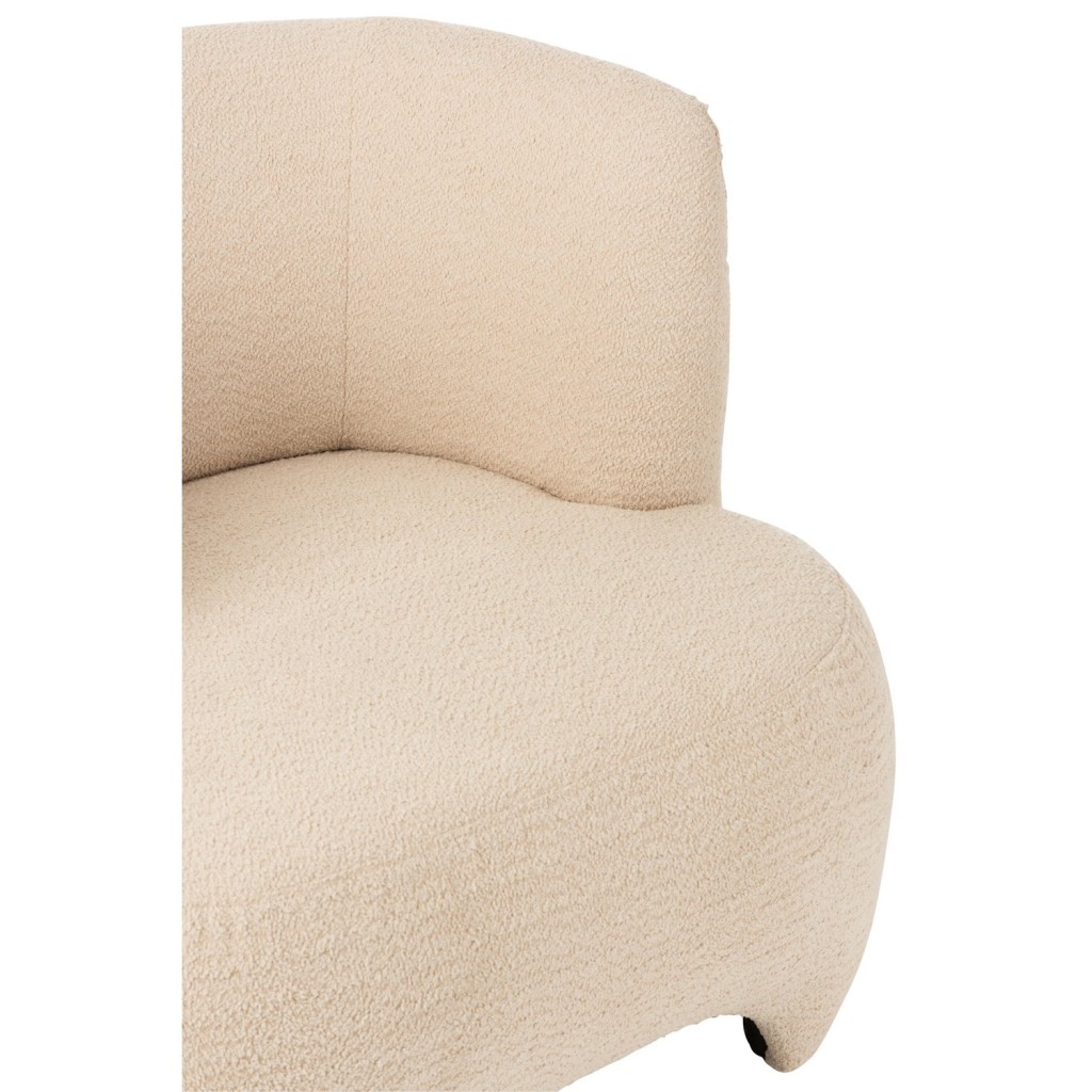 J-Line Zetel 1-Zit Gebreid Tex/Ht Wit