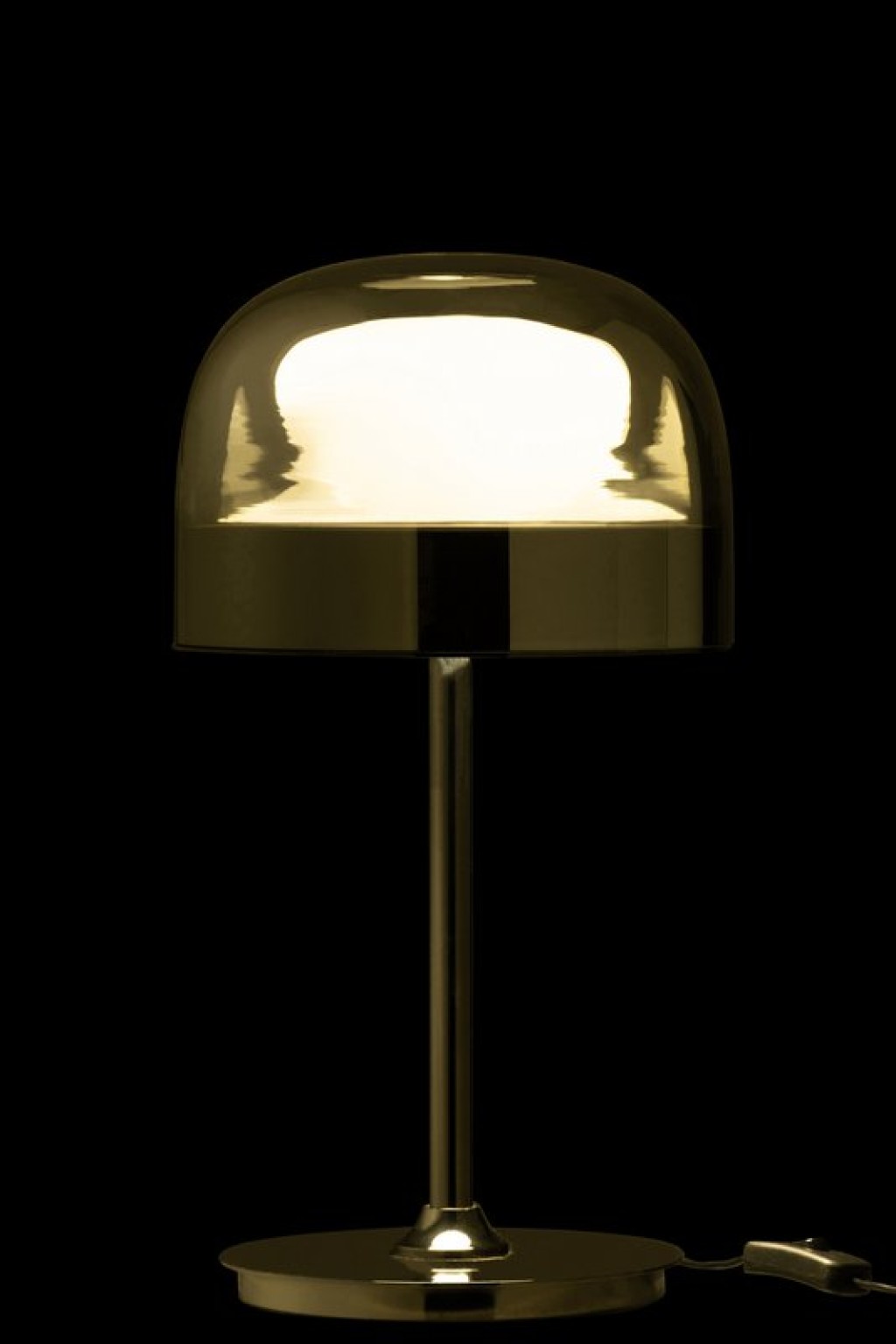 J-Line table lamp Topja - glass/metal - silver