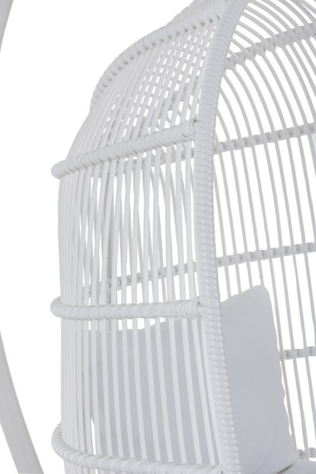 J-Line Hammock Chair Oval Steel White