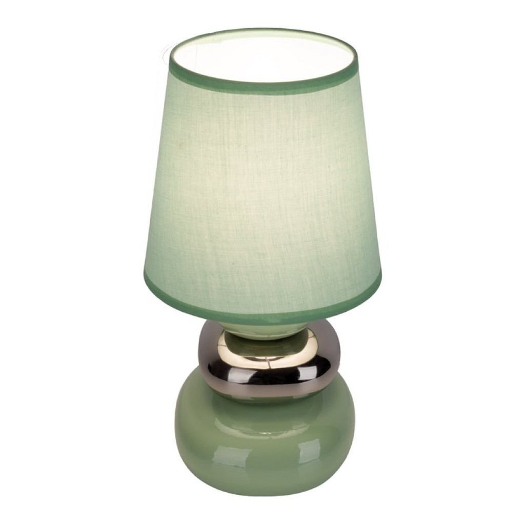 Keramik Tischleuchte "STONEY" mint - Klassik - Tischleuchte - - mint - E14 - keine Angabe