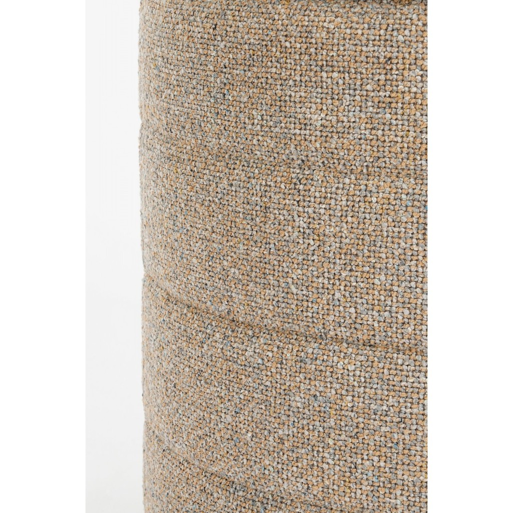 Poef met Opbergruimte - H41 x  Ø42 cm - Beige
