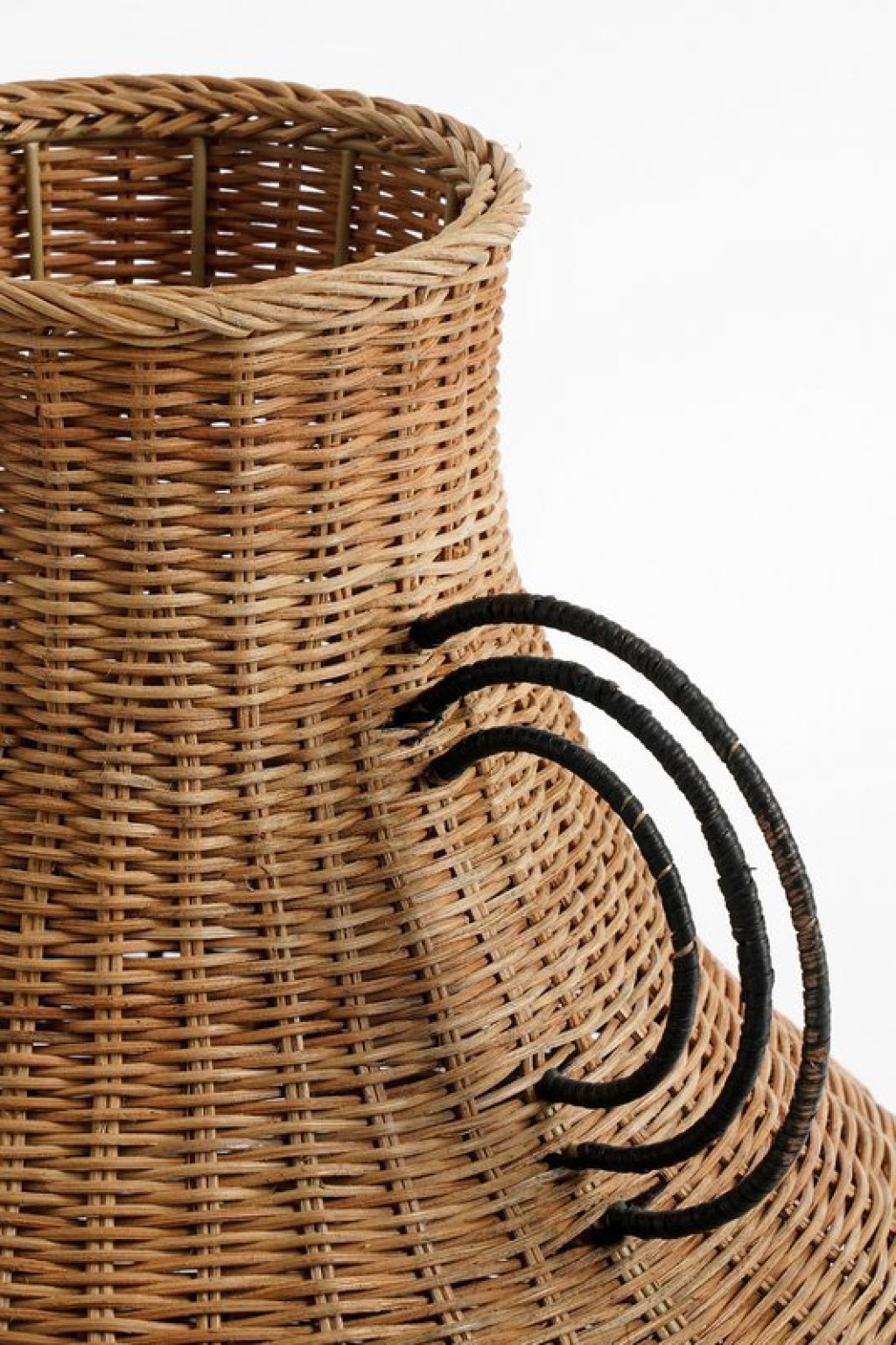 Fabiola Decoration vase - H43 x Ø30 cm - Rattan - Brown
