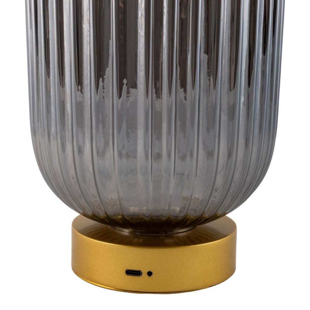 Ackitical lamp "Luise" gold, classical, gold, with integrated LED, warm white