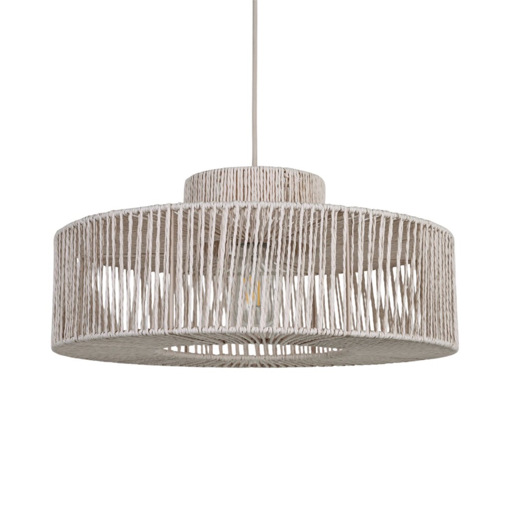 Hanglamp ELISA beige Ø45x21cm