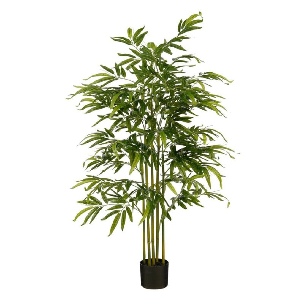 Bamboo artificial plant in pot - H150 x Ø60 cm - Green