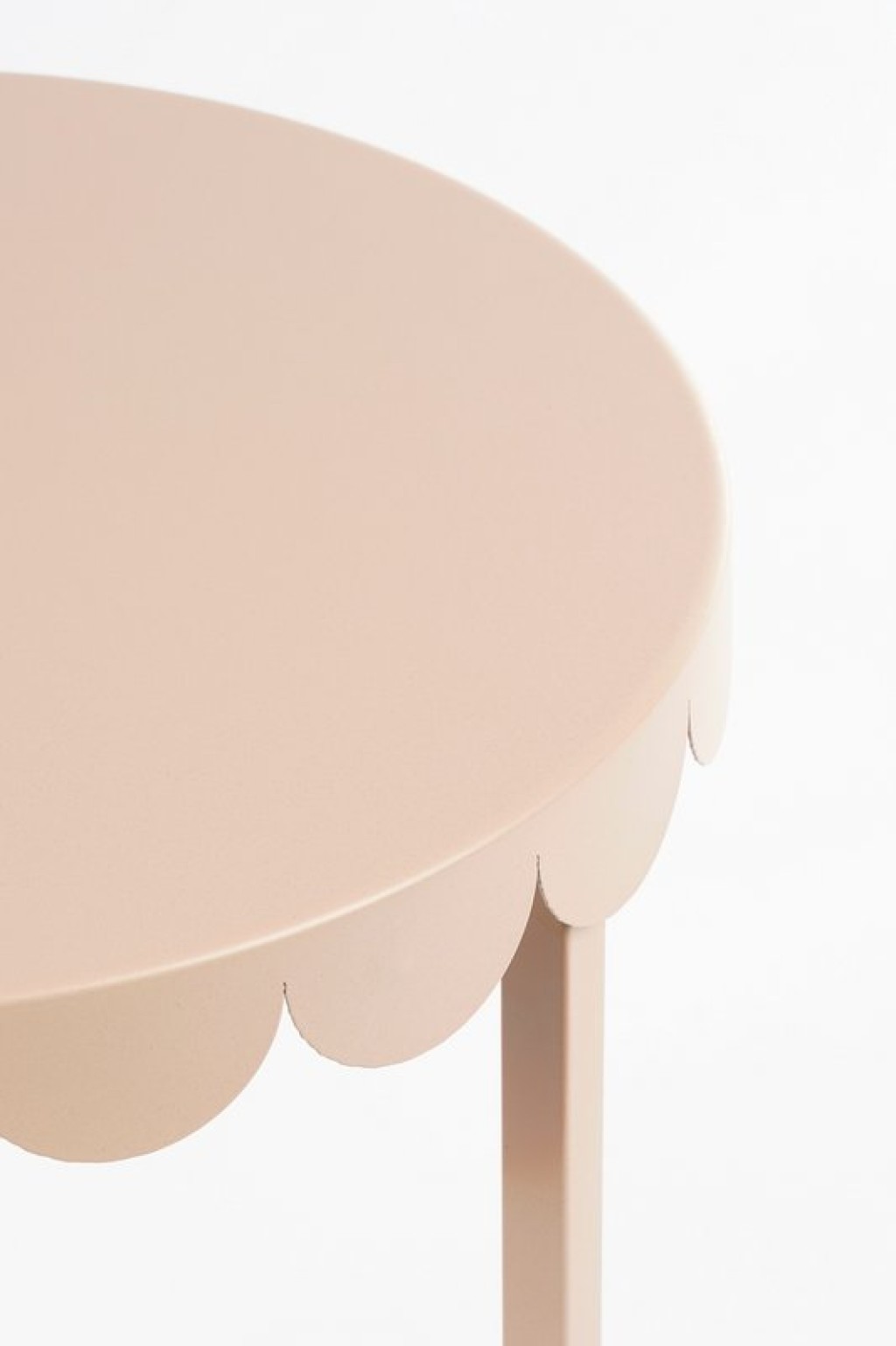 Lara side table - Set of 2 - H51 x Ø40 cm - Metal - Light pink