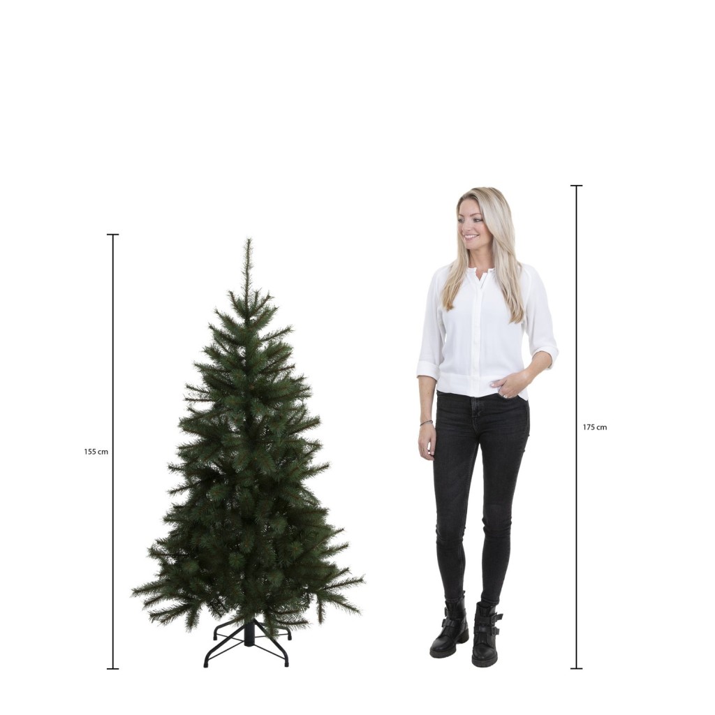 Charlton Kunstkerstboom - H155 x Ø91 cm - Groen