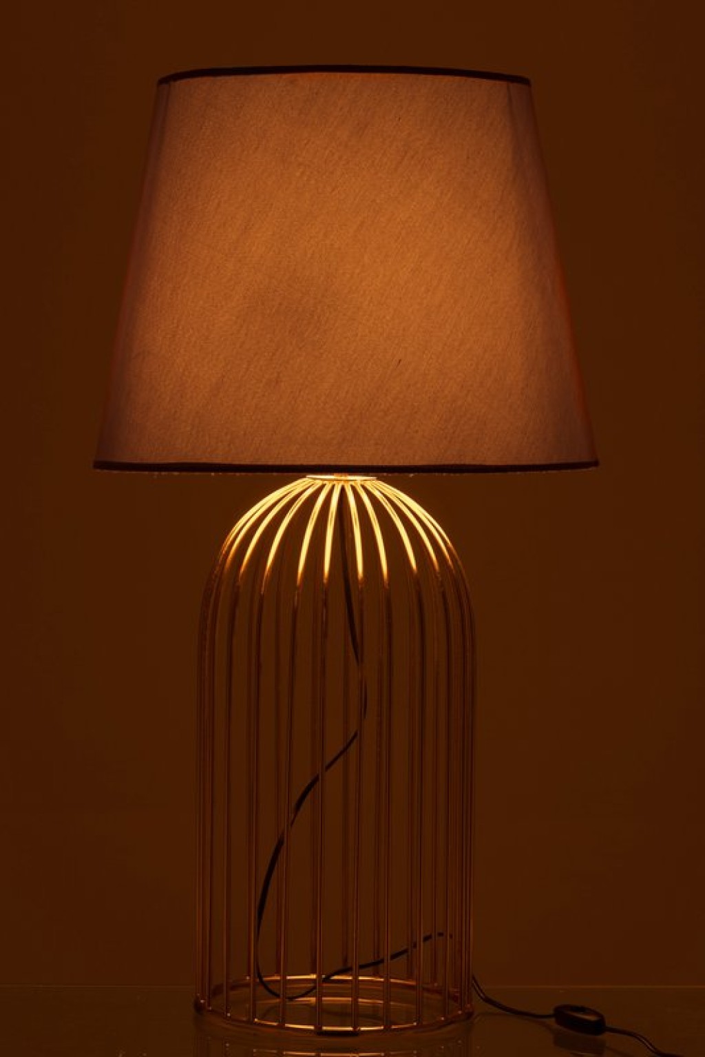 J-Line lamp base + shade Joni - iron - gold