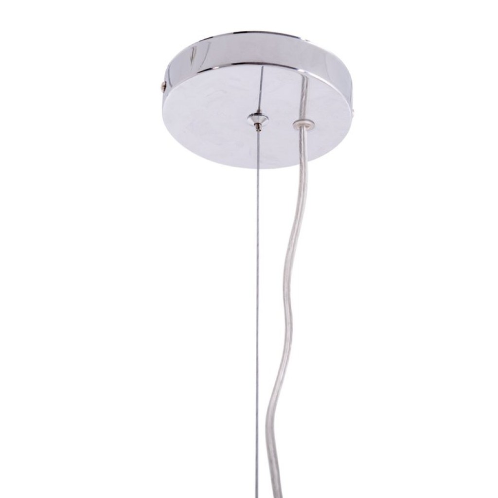 Pendant lamp "explosion" made of metal and iris glass, G9 frames, hanging lamp for dining room, living room, hall or office, Øca. 65 cm