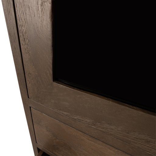 Oak Cabinet Armarium 1 Door 4 Drawers Glay