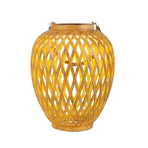 2 Set basket / solar record "cesto", made of natural colored artstrattan, with twilight sensor, warm white, 24 cm high, for the outdoor area