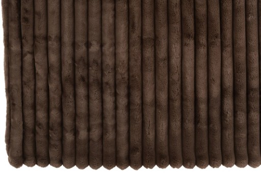 J-Line Plaid Large Corduroy Polyester Chocolate