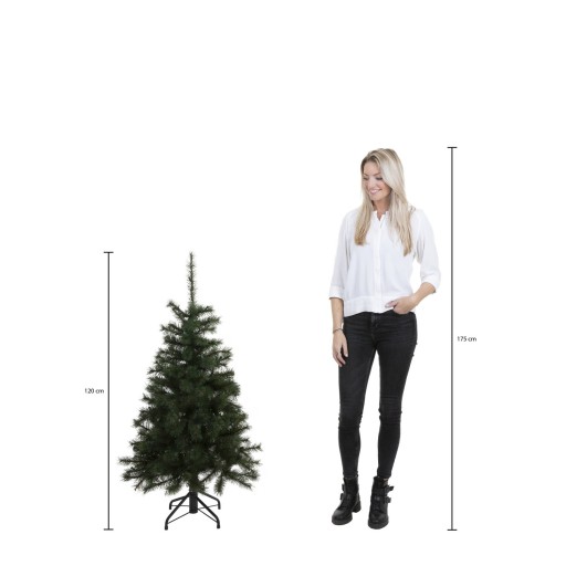Tsuga Kunstkerstboom - H120 x Ø86 cm - Groen