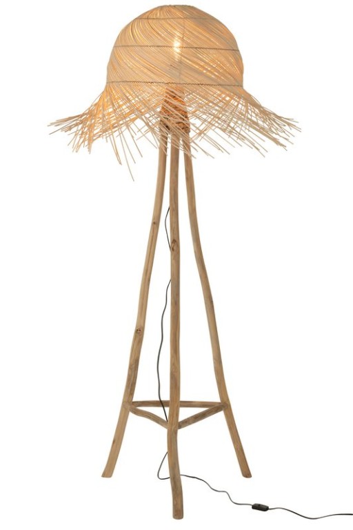 J-Line floor lamp Branches - jute - natural