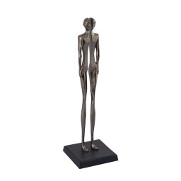 Ilsee Beeld Figure In Half S | Gunmetal Aluminium 62 cm