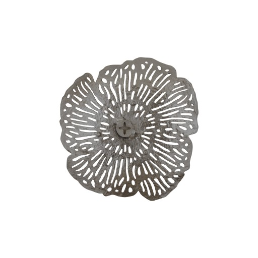 Ryhann Nickel Casted Alu Flower Wall Deco Bowl M