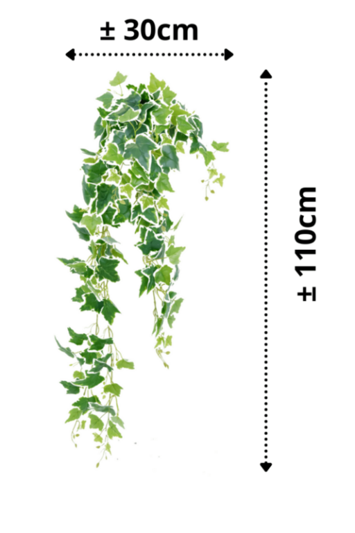 Hedera Star Artificial Hanging Plant 110cm