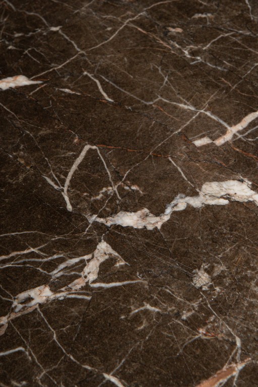 Volos Set Of 2 Side Tables Brown Marble