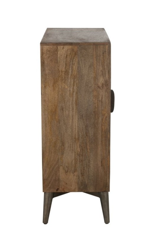 J-Line Cabinet 2 Doors Mango Wood/MDF Brown