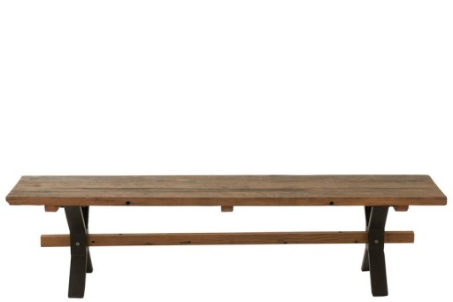 J-Line Aged sofa - wood - brown