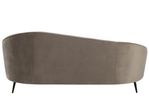 J-Line Sofa Elisabeth Textil Silver