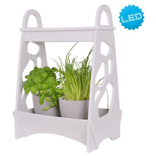 LED mini garden h: 50cm white "Garden"