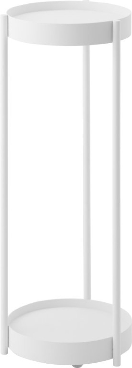 Yamazaki 2-tiered plant stand with caster - Tower - White