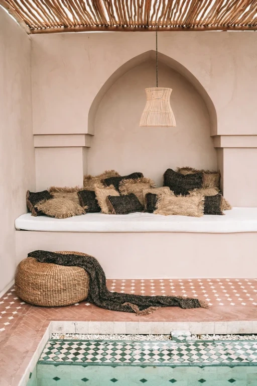 The Hyacinth Pouffe - Natural - M