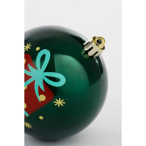 Kerstballen Set - 9 Stuks - Ø8 cm - Onbreekbaar - Wit, Rood, Groen