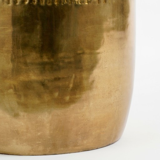 Xavier Plantenpot - H26 x Ø25 cm - IJzer - Goud