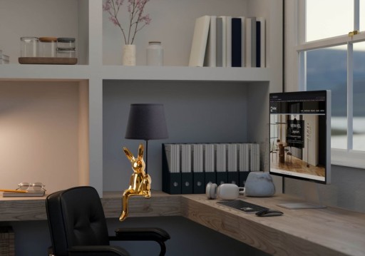 Table lamp "Helge" Ø 18 cm, height approx. 45 cm, made of ceramic in black and gold, black text blades