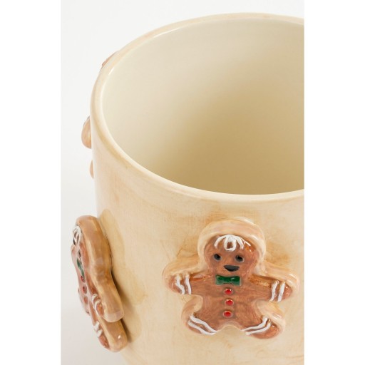 Bloempot - Assorti - H15 x Ø17 - Dolomiet - Off-white