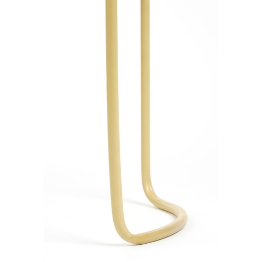 Moritz Bloempot op Standaard - L55 x B24 x H65 cm - IJzer - Beige