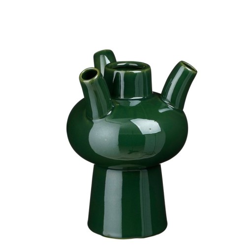 Marlijn Tulip Vase - H28 x Ø20 cm - Ceramic - Green