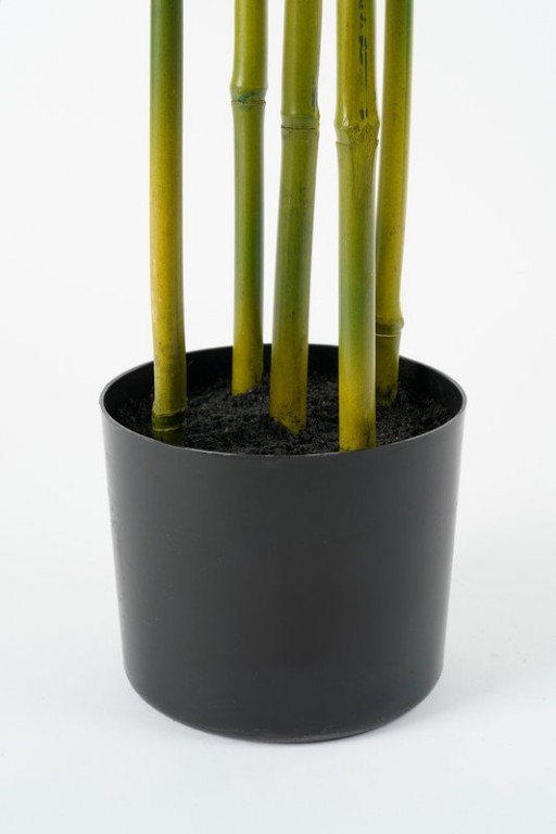 Bamboo artificial plant in pot - H150 x Ø60 cm - Green