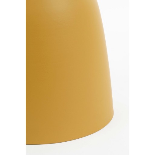 Elliot Bijzettafel - H45 x Ø32 cm - IJzer - Okergeel