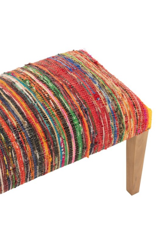 J-Line Sofa Chindi Wood/Textile Mix