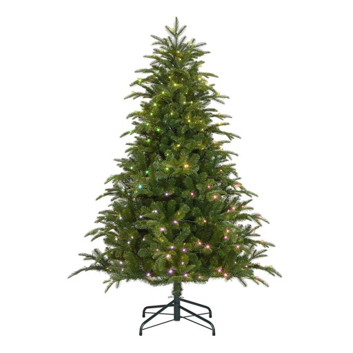 Black Box Trees Smart lighting Nestow Kunstkerstboom - H155 x Ø107 cm - Groen