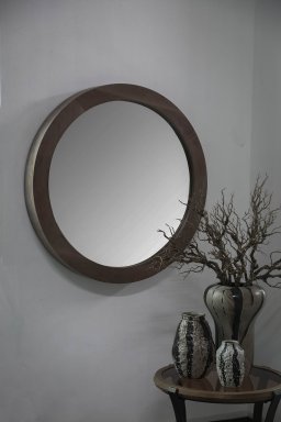 Channel Natural Firwood Veneer Mirror Thick S