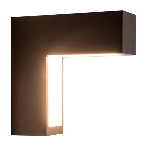 LED wall lights "Angus" made of metal and plastic in anthracite, with integrated LED