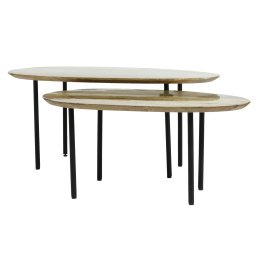 Oxil Green Wood Side Table Eggs Hape Top SV2