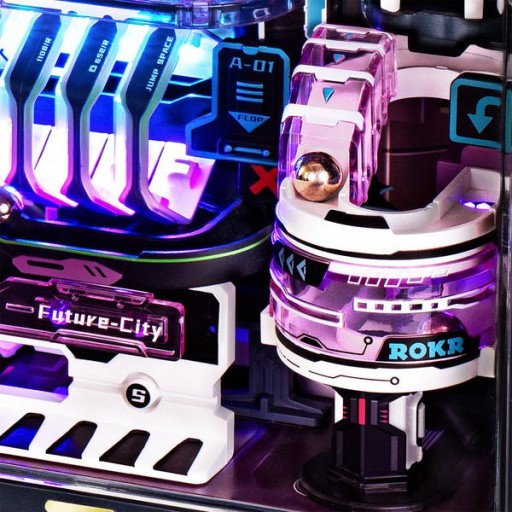 3D DIY Houten Model Construction Package Marble Run, The Future City, MR02S, 18x7.7x23.1cm