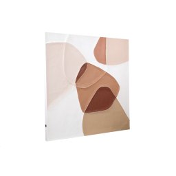 Olympia Brown Canvas Wall Panell Organic