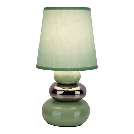 Keramik Tischleuchte "STONEY" mint - Klassik - Tischleuchte - - mint - E14 - keine Angabe