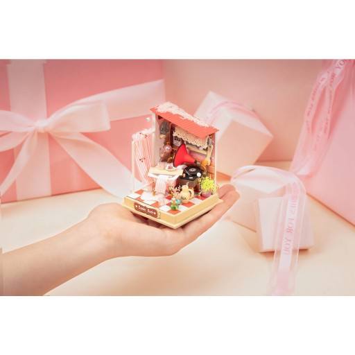 Robotime, DIY Huisje Bubble Bath Bathroom, DS018, 7x7x9cm