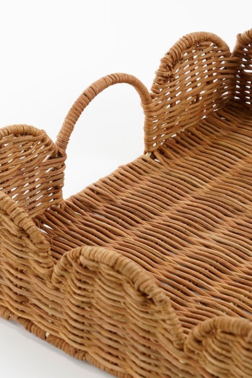 Eleta Serving Page - Set of 2 - L50 x B35 x H8 cm - Roth - Brown