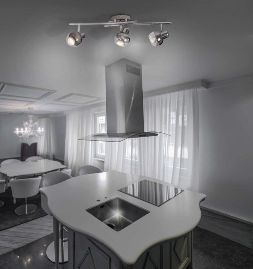 3 LED wall and ceiling lights "Boccia"