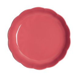 Emile Henry Madeleine Schaal rond gegolfd - Ø270mm - H 65mm - Rose Candy