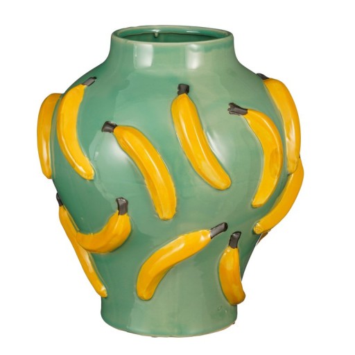 Mosa Vase - H38 x Ø34 cm - Ceramics - Light green
