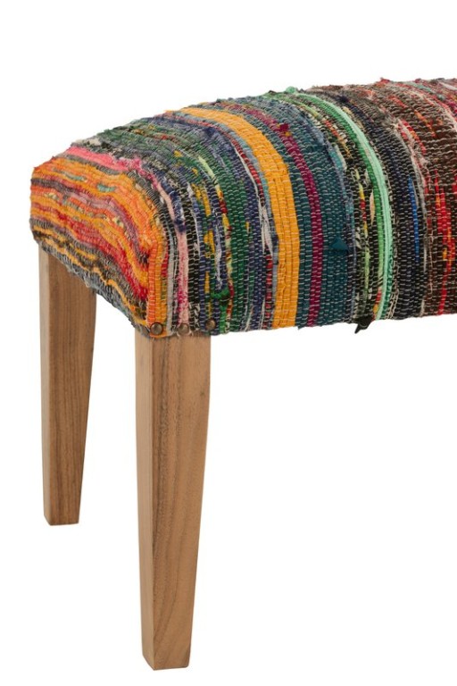 J-Line Sofa Chindi Wood/Textile Mix